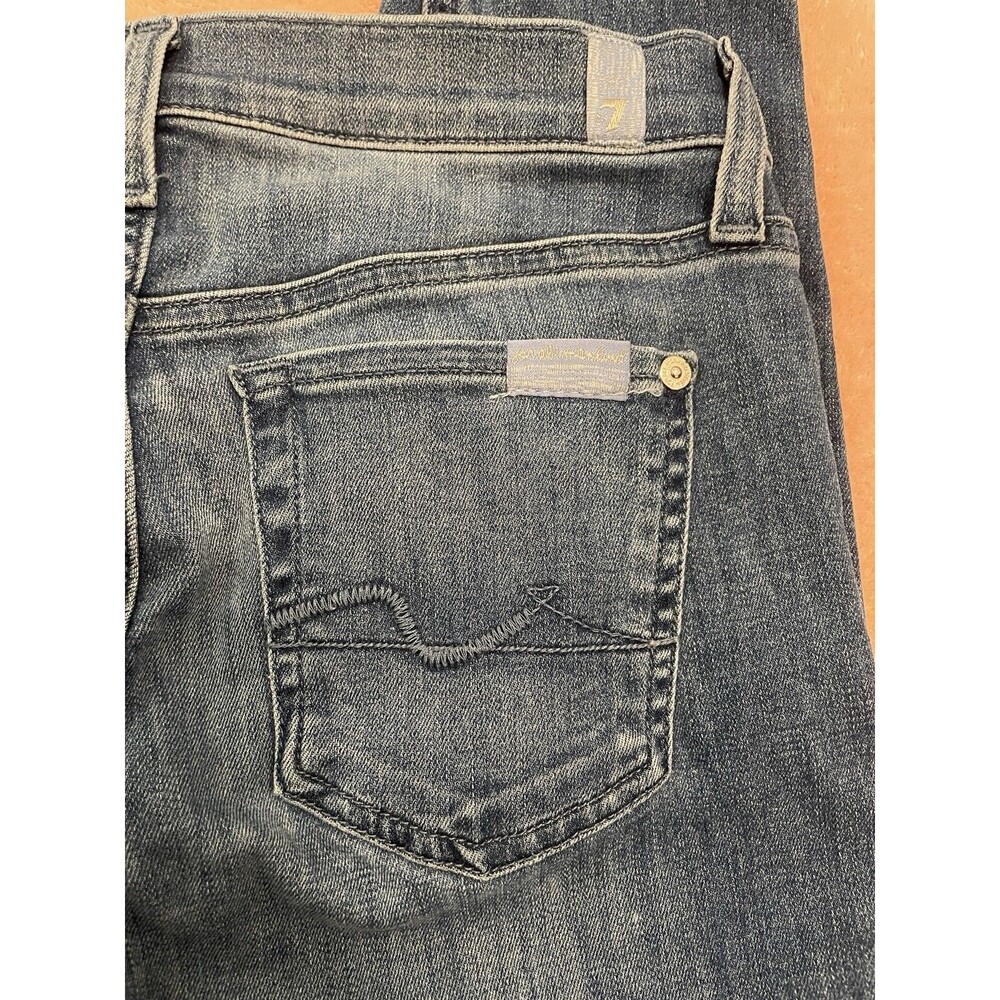 7 For All Mankind 26 Womens Jeans Denim Blue Gwenevere Skinny Size 26 Preppy